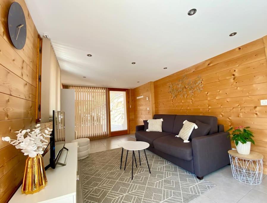Androsace Appartement Dans Chalet Bois Avec Jacuzzi Privatif Terrasse Et Vue Montagne Les Villards-sur-Thônes 외부 사진